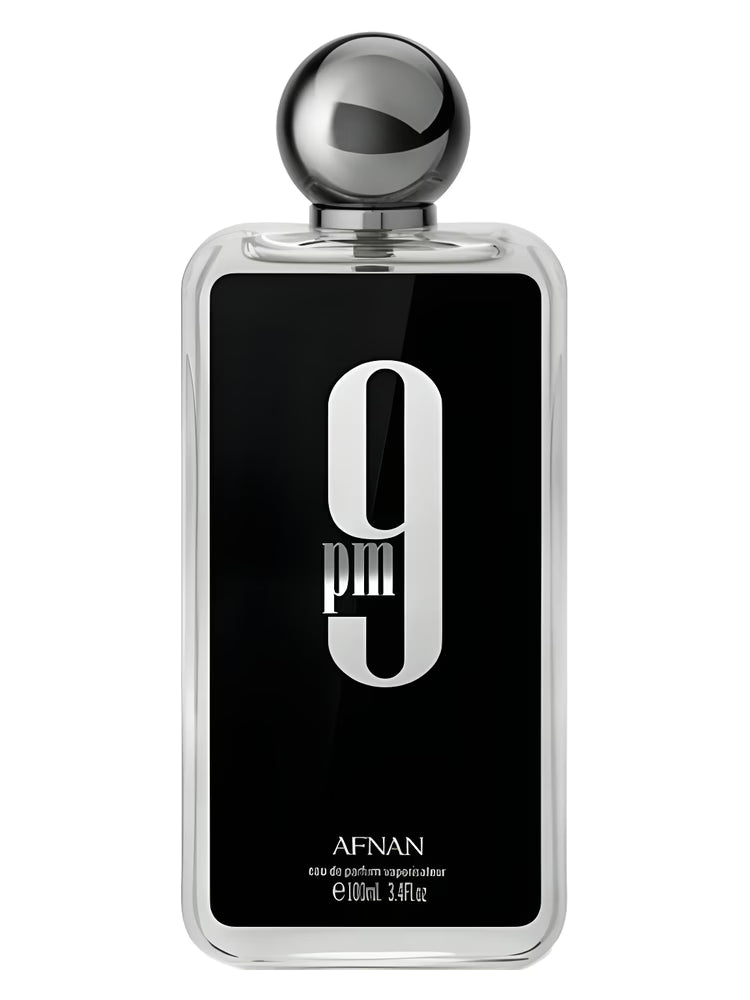 Afnan 9pm odlewka perfum w eleganckiej czarnej butelce o pojemności 100 ml