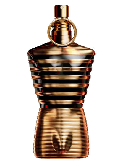 Odlewka Jean Paul Gaultier Le Male Elixir w metalicznej butelce w kształcie torsu mężczyzny