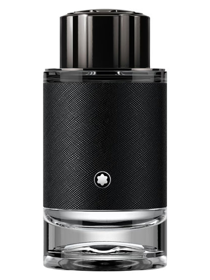 Próbka perfum montblanc explorer w eleganckim czarnym flakonie z logo Montblanc